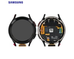 Kijelző  Samsung Galaxy Watch 5 Pro 45 mm (SM-R920), 5 Pro eSIM 45 mm (SM-R925) előlap + LCD kijelző + érintőpanel komplett kerettel fekete GH82-30044B
